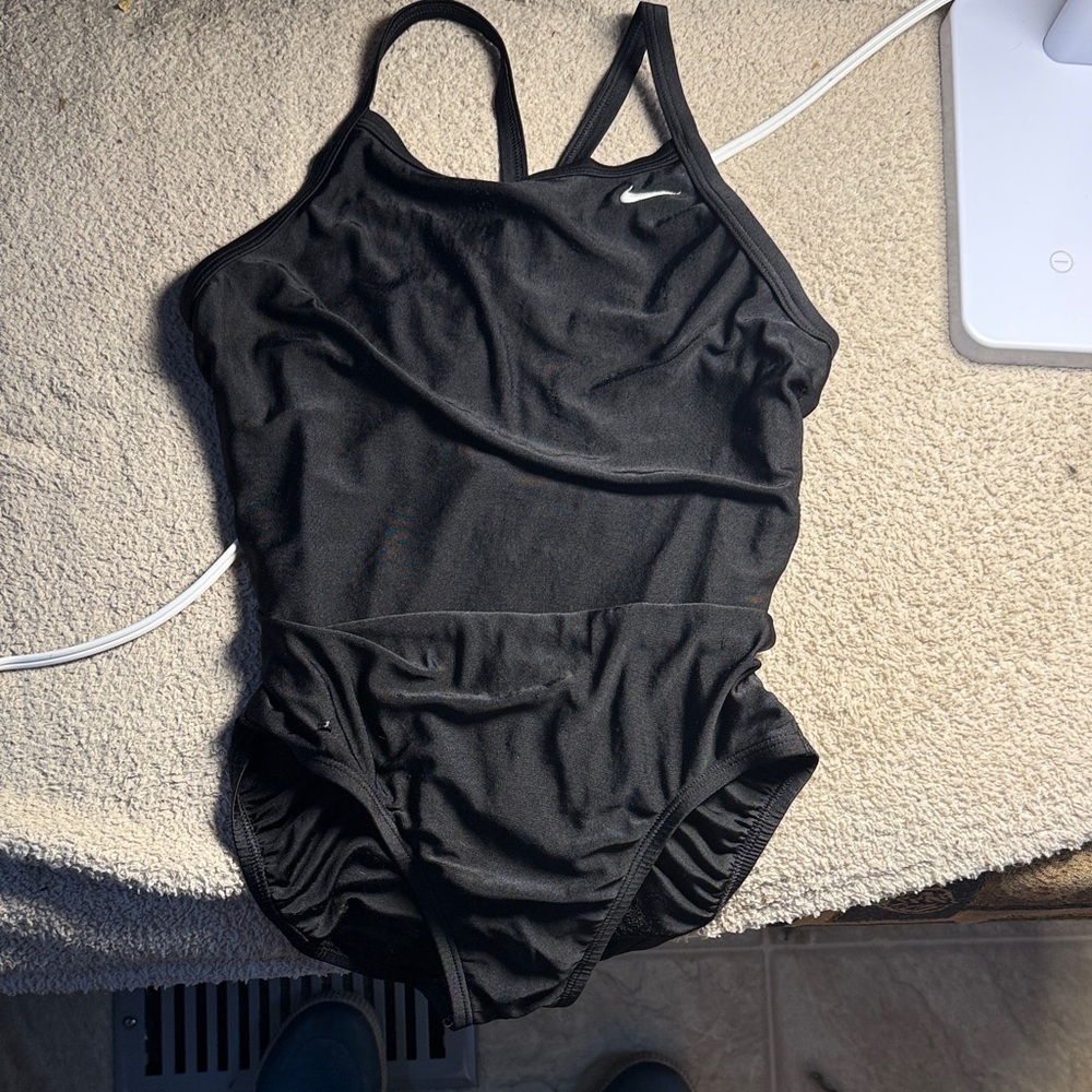 Nike Black Athletic Swimsuit